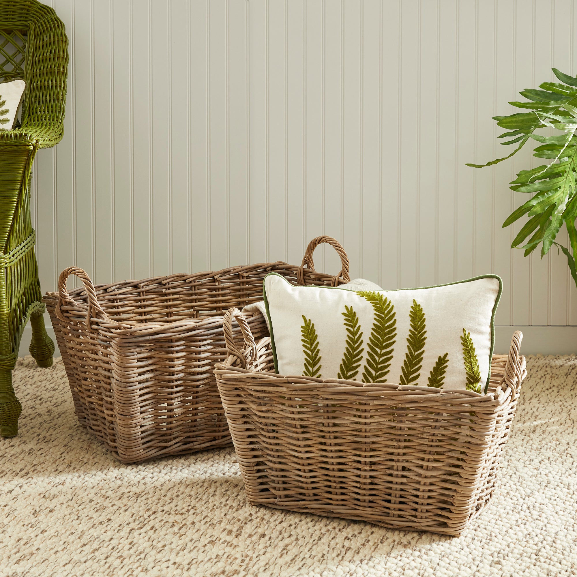 Avery Laundry Baskets, Set of 2