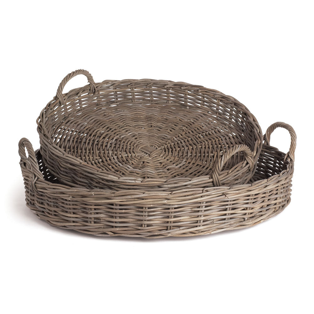 Avery XL Low Round Basket Set of 2