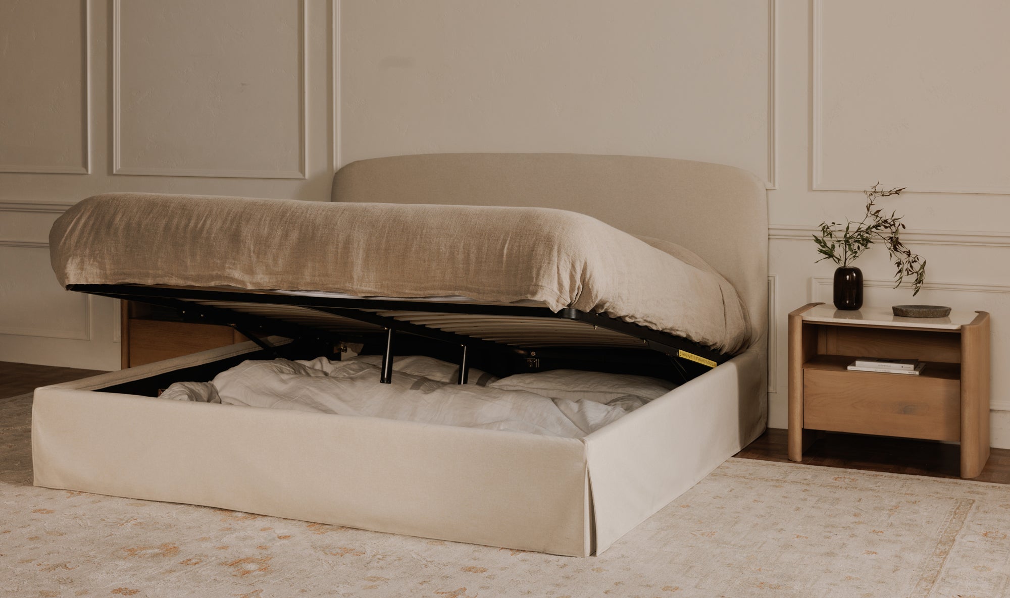 Nephele King Storage Bed