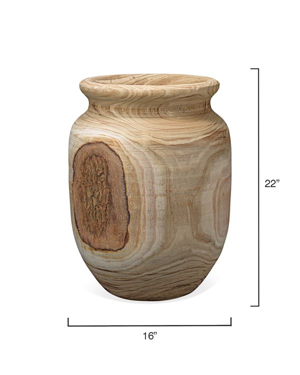 Topanga Wooden Vase