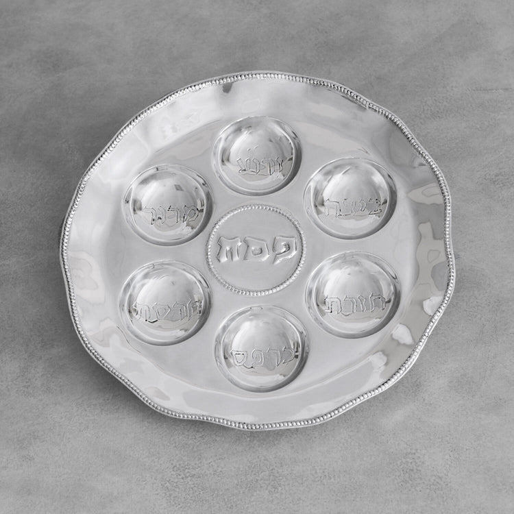 JUDAICA
Seder Plate with Pearls