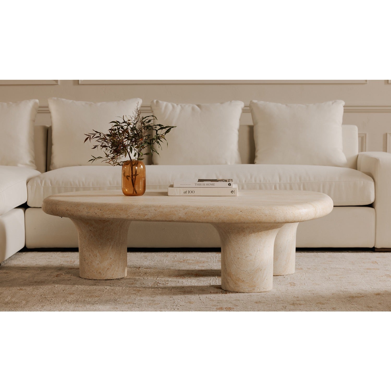 Valeria Outdoor Coffee Table Beige