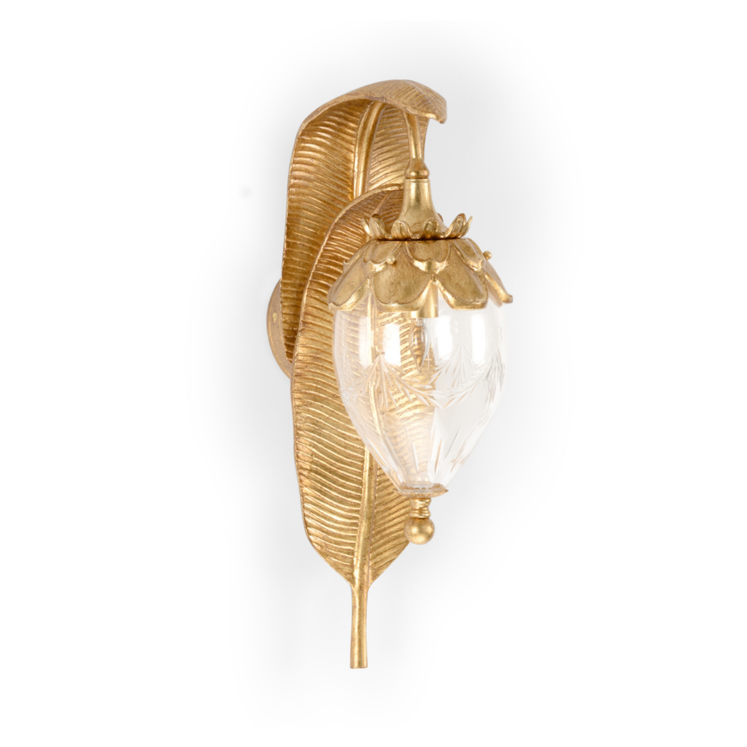 Gold Leaf Sconce (Lg)