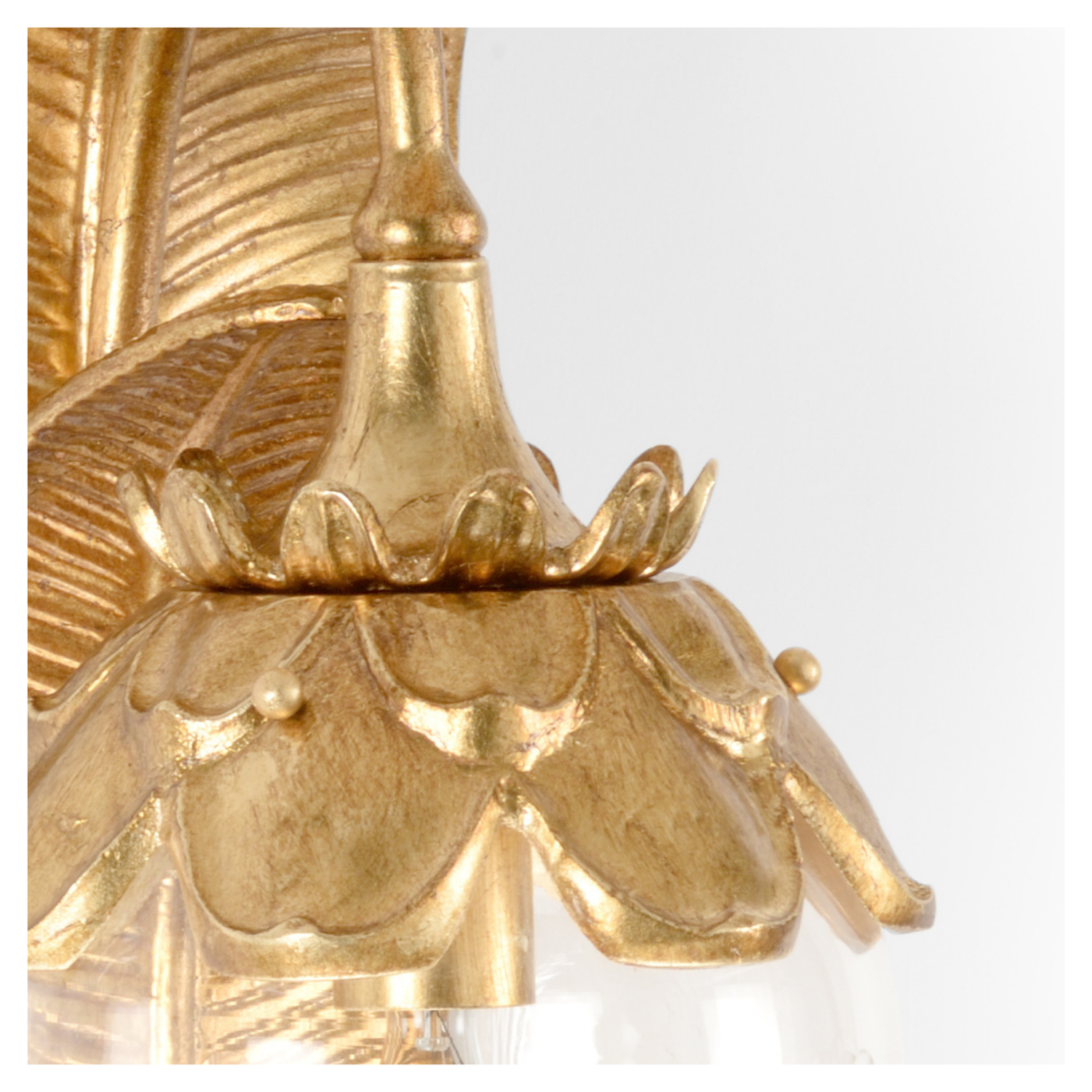 Gold Leaf Sconce (Lg)