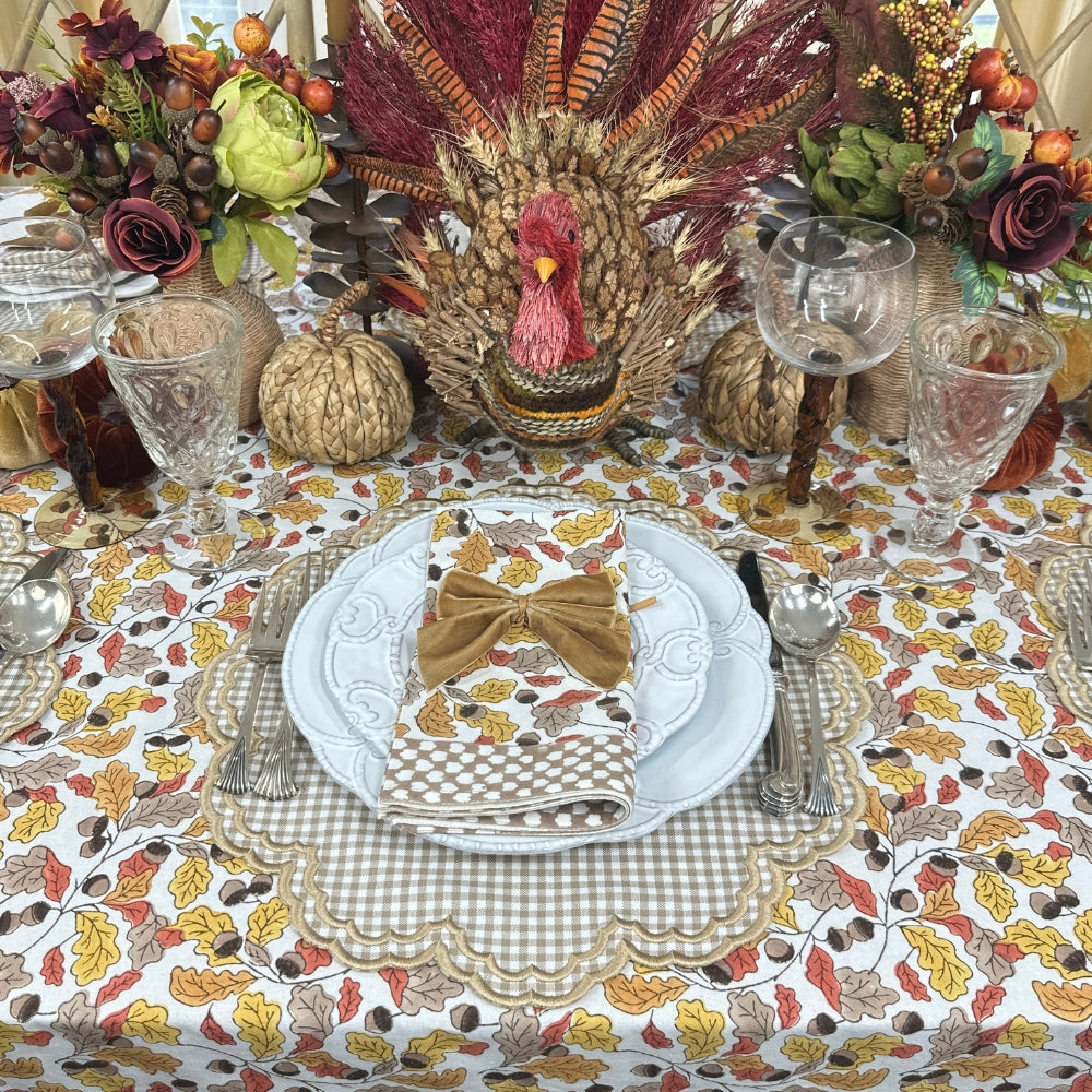 Bettina Placemat - Wheat Gingham (Set of 4)