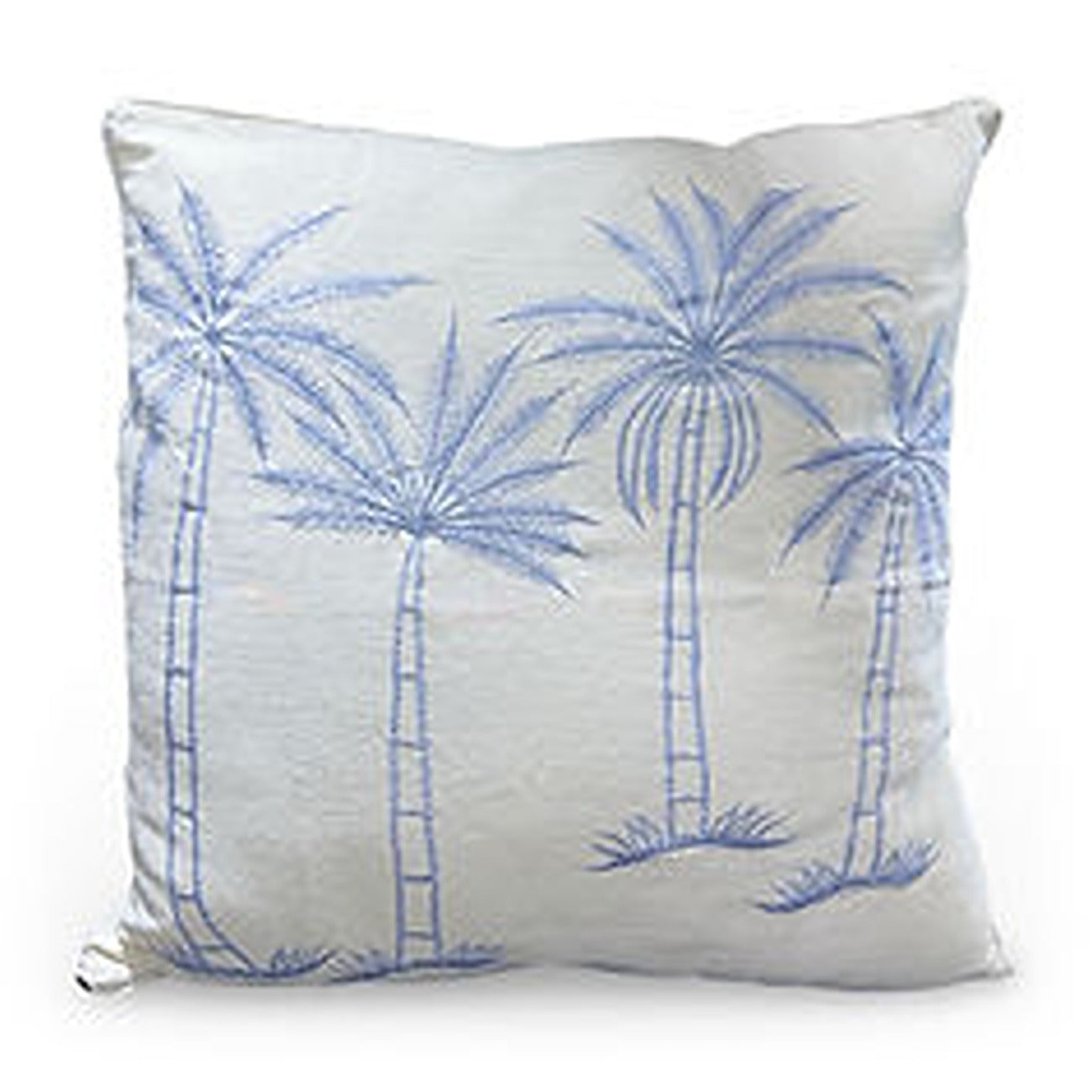 Azure Palms Pillow