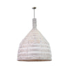 Teshi Rattan Hanging Lamp - White