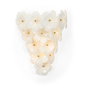 Glass Flower Wall Sconce