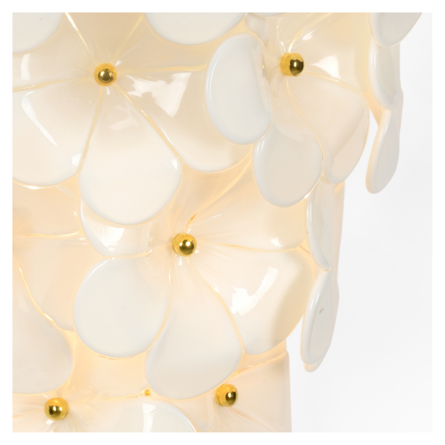 Glass Flower Wall Sconce