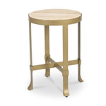 Elijah Side Table Travertine