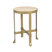 Elijah Side Table Travertine
