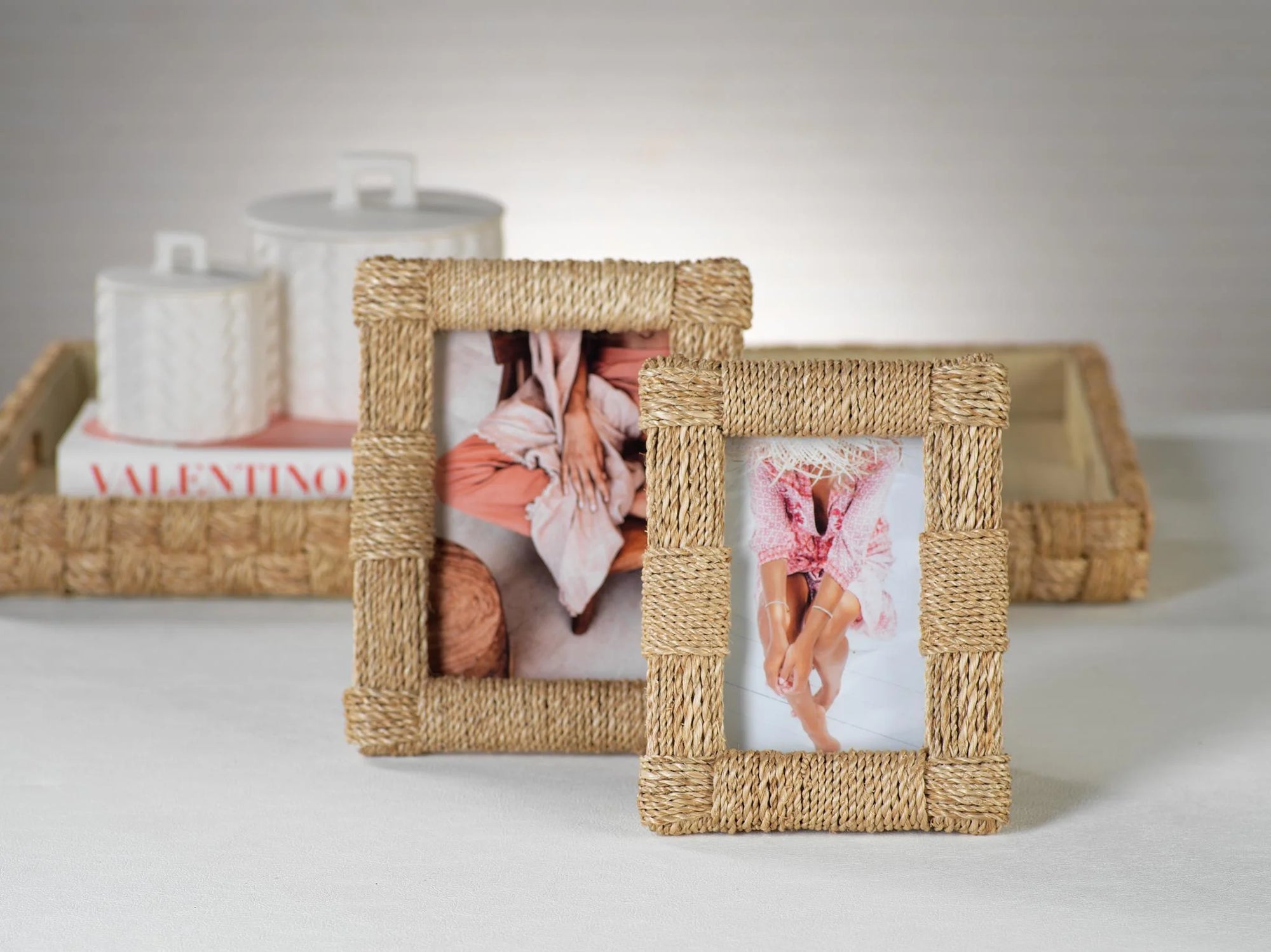 Faenza Abaca Rope Photo Frame