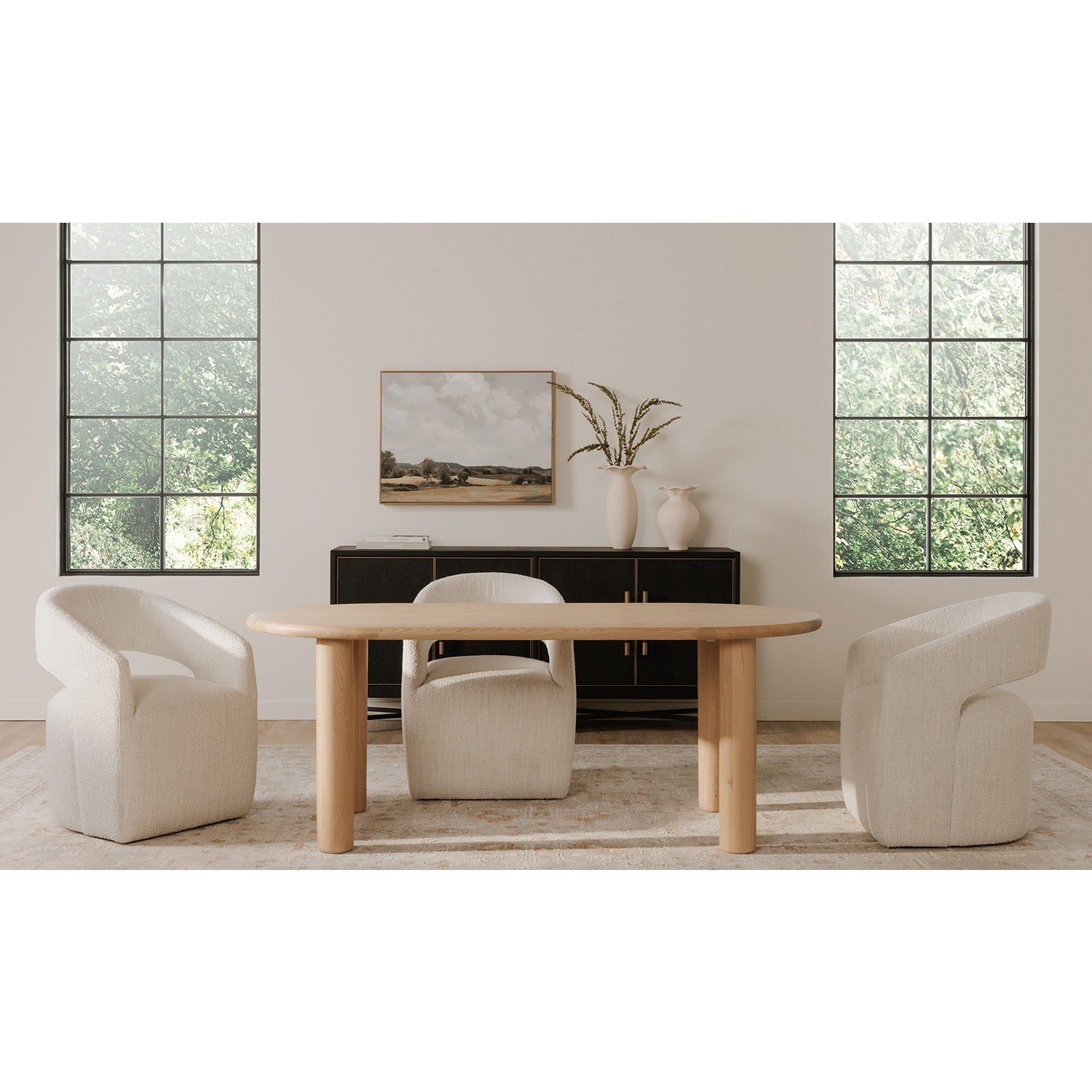 Bern Rolling Dining Chair