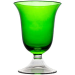 Adriana Water Glass, Emerald Green, Set of 4