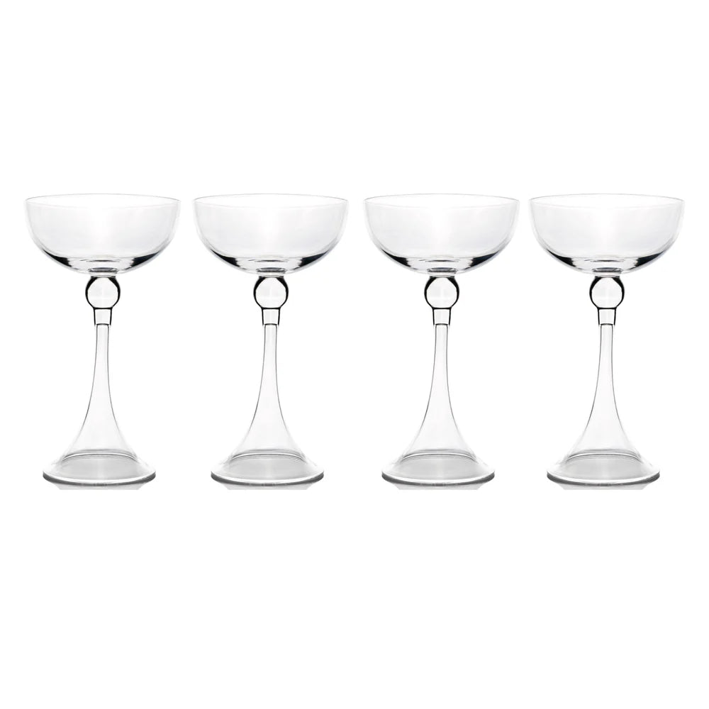 Royale Coupe, Clear, Set of 4