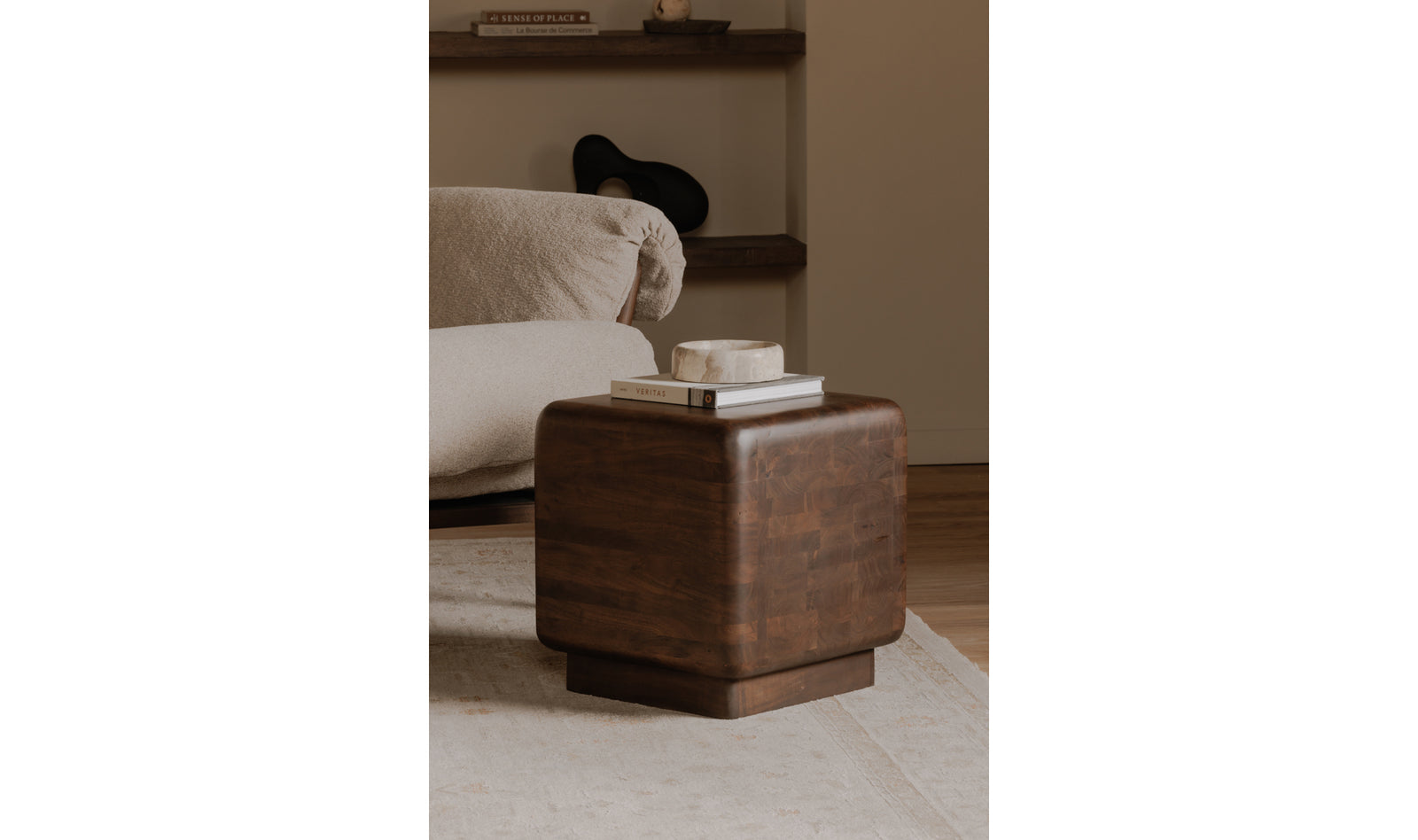 Maverick Side Table Dark Brown