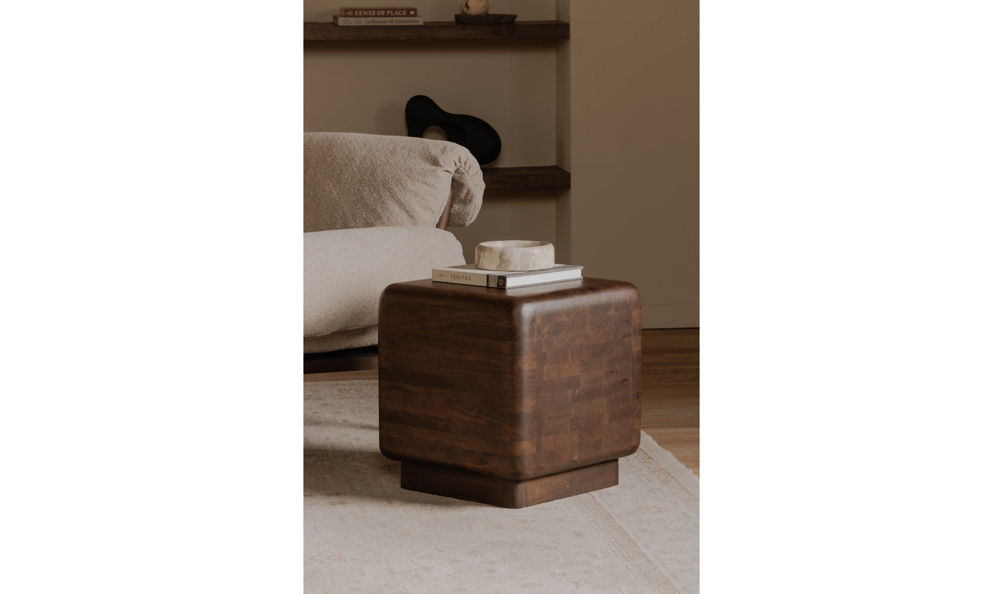 Maverick Side Table Dark Brown