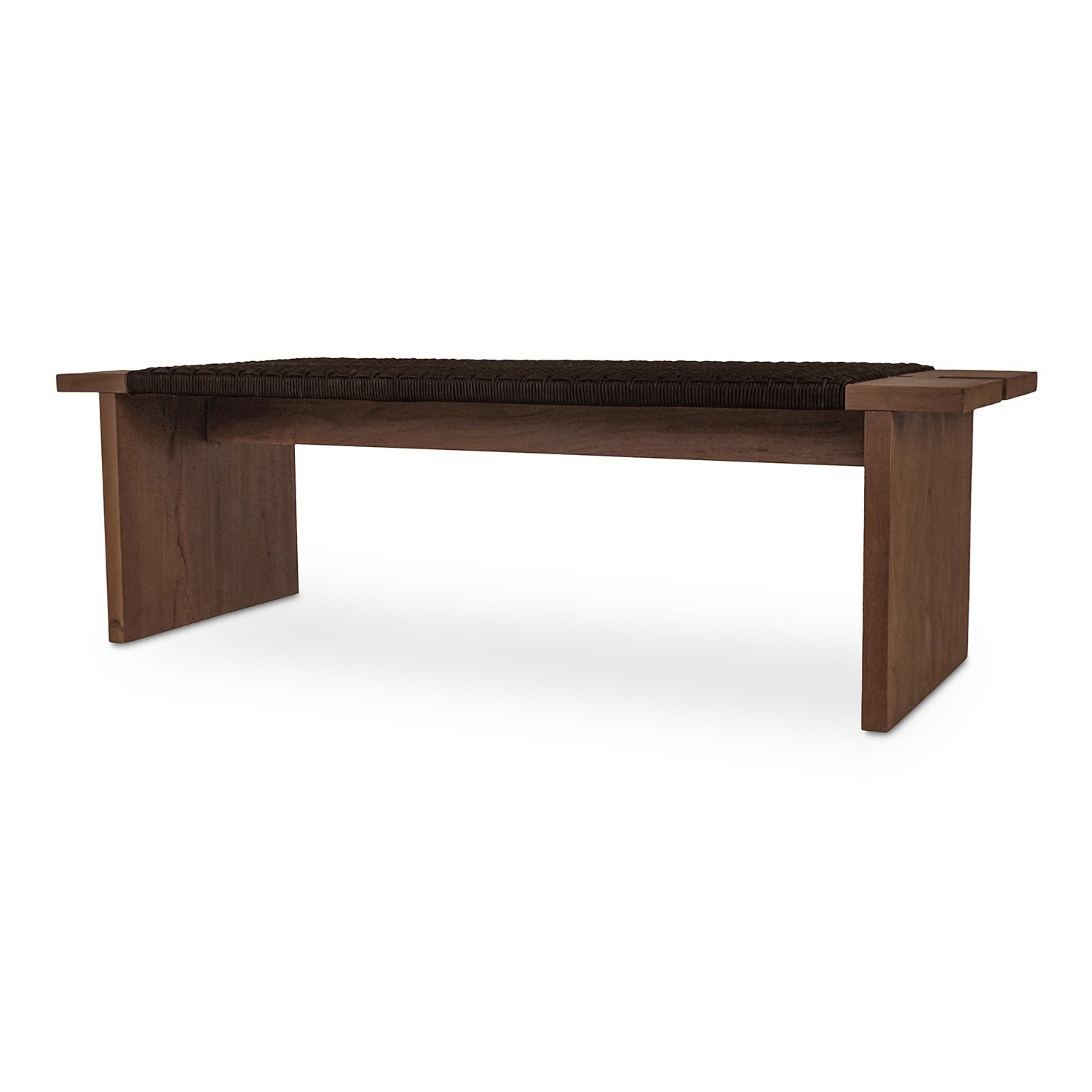 Emma Outdoor Bench Dark Brown