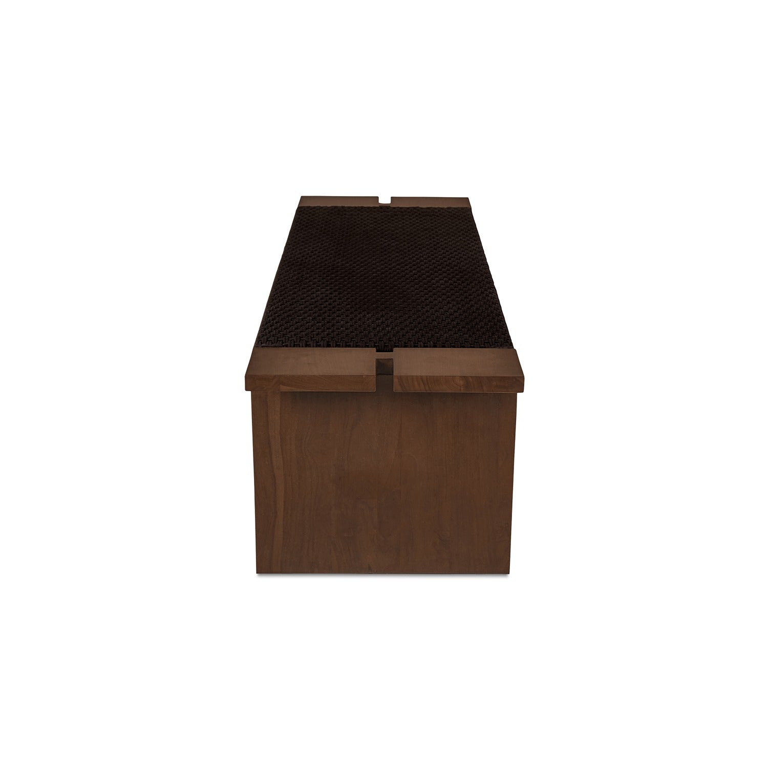 Emma Outdoor Bench Dark Brown