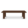 Arthur Outdoor Dining Bench Brown