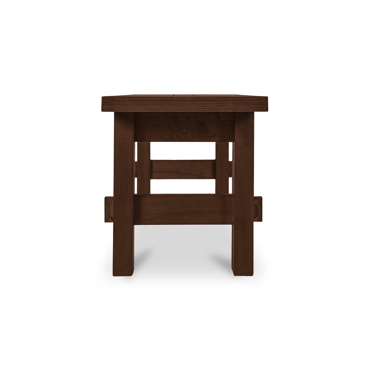 Arthur Outdoor Dining Bench Brown