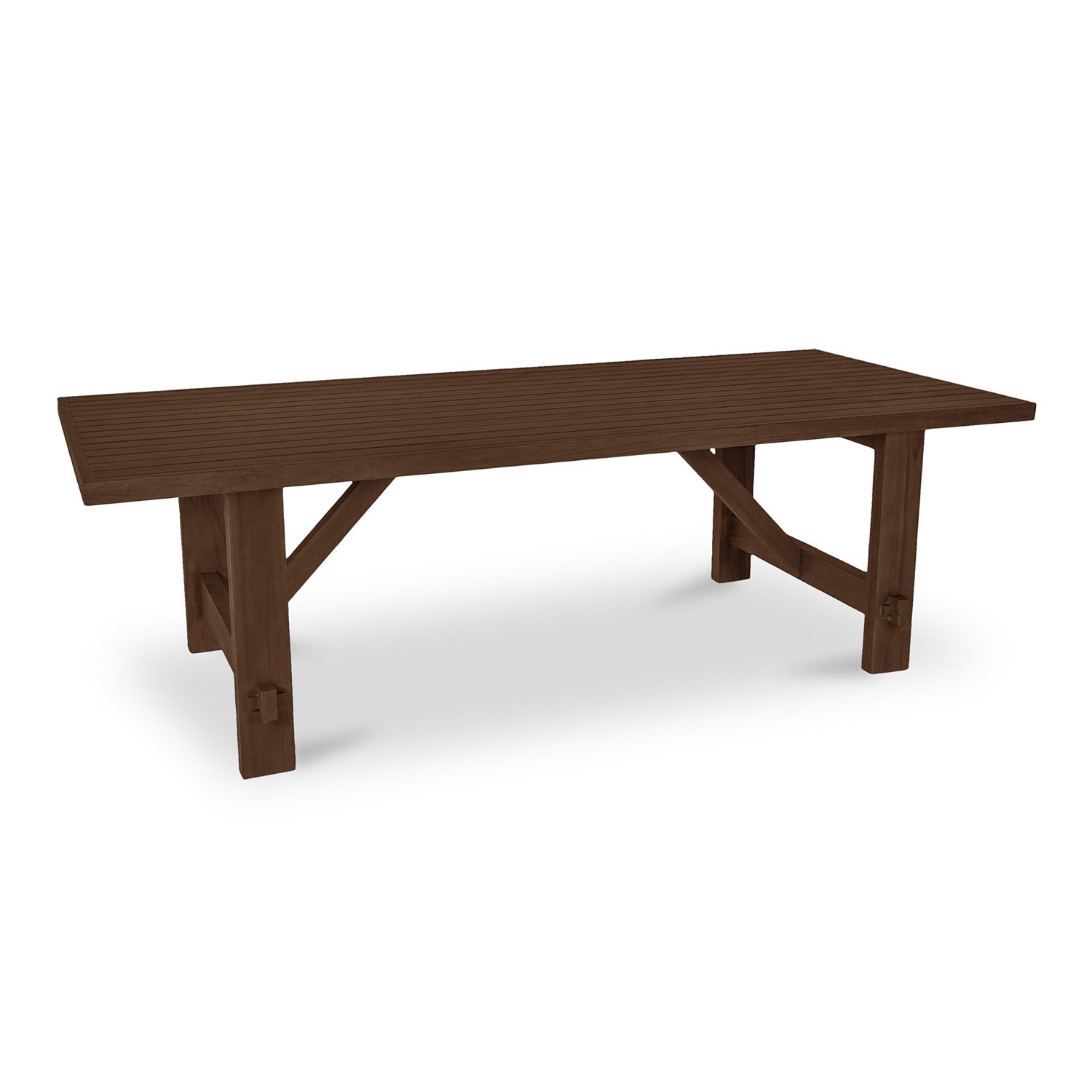 Arthur Outdoor Dining Table Brown