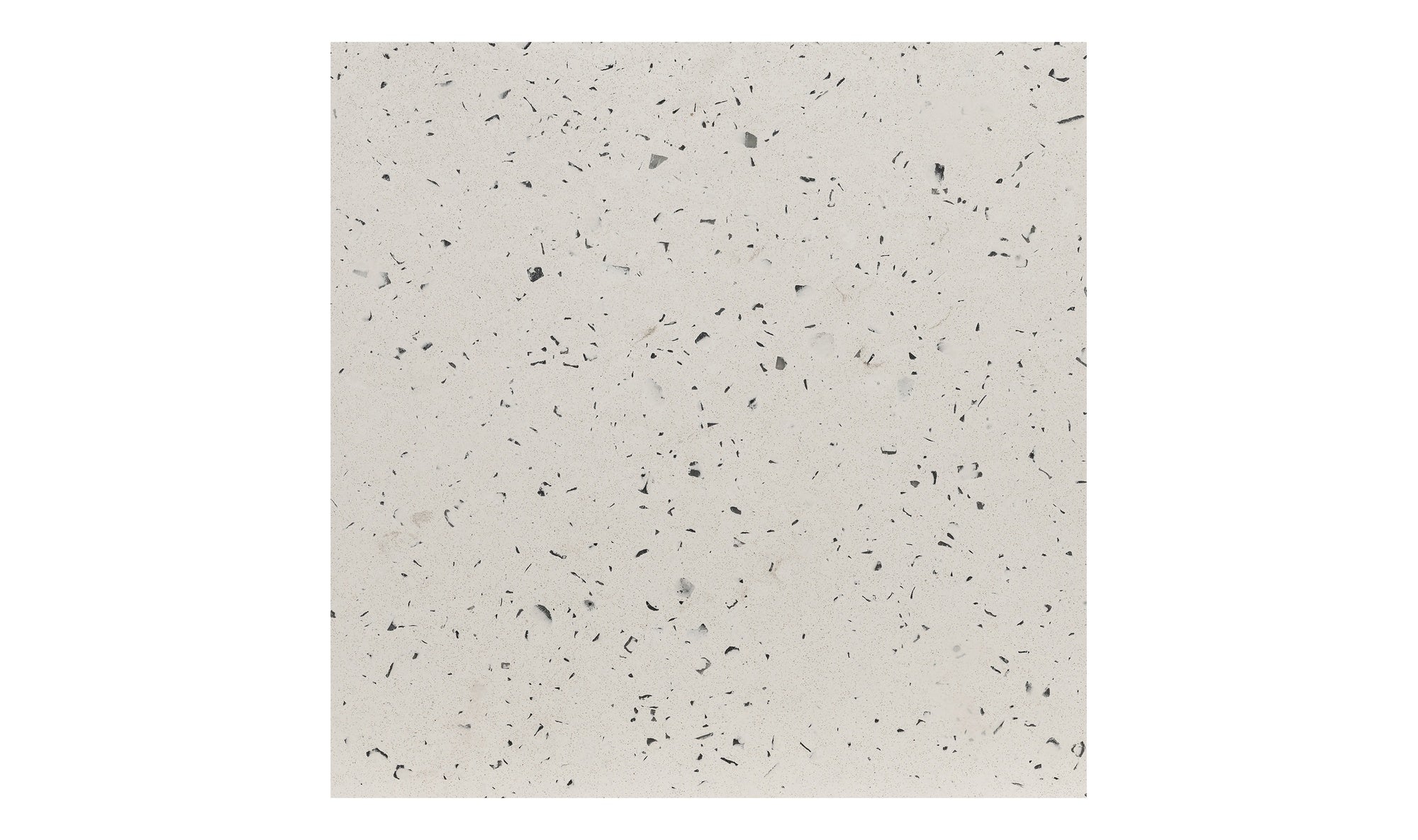 Talon Outdoor Bench White Terrazzo