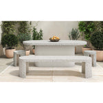 Talon Outdoor Stool White Terrazzo