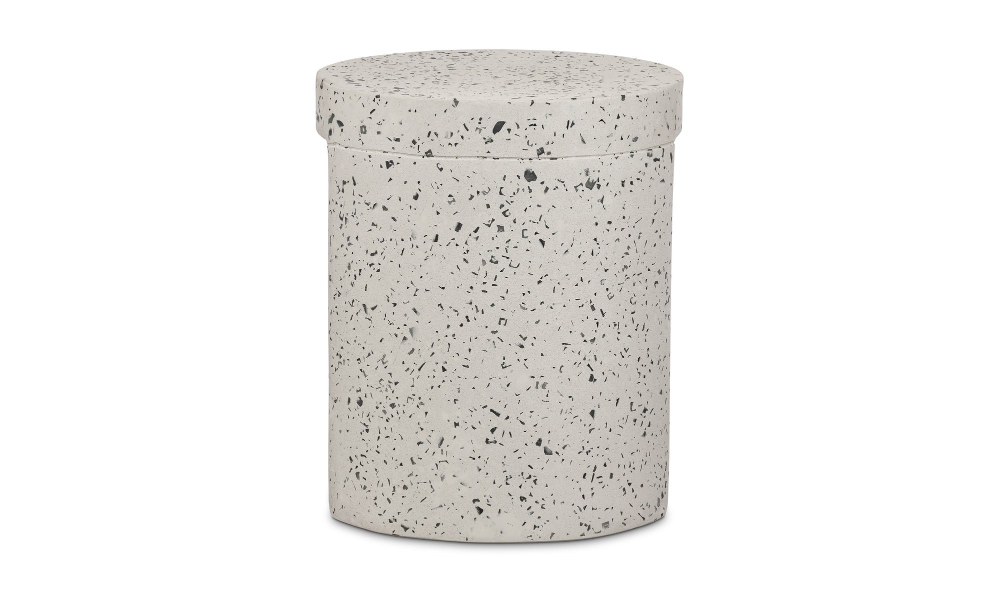 Talon Outdoor Stool White Terrazzo