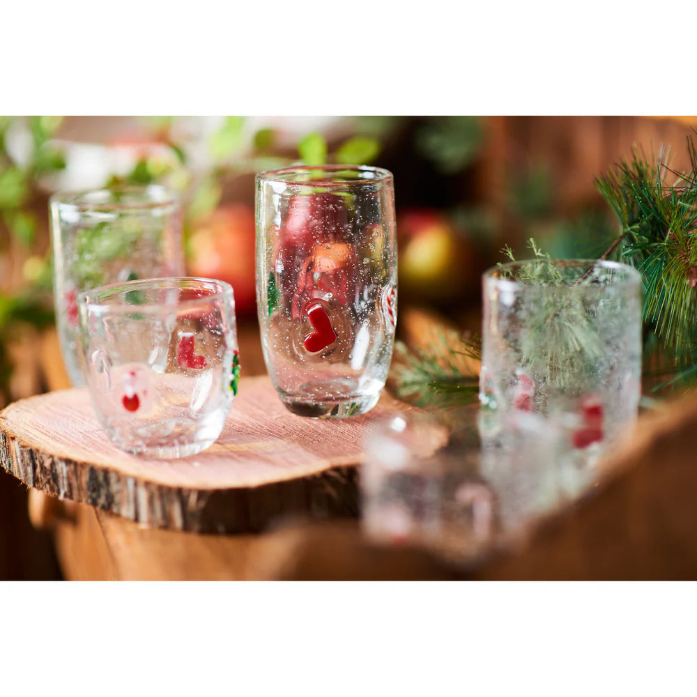 Jingle Bubble-Glass Highball, Set of 4