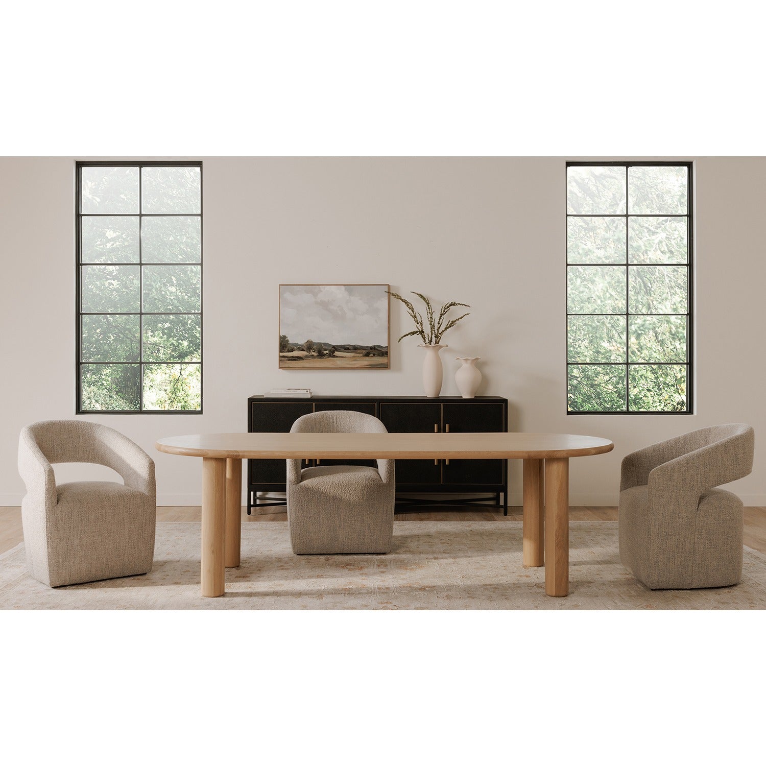 Bern Rolling Dining Chair