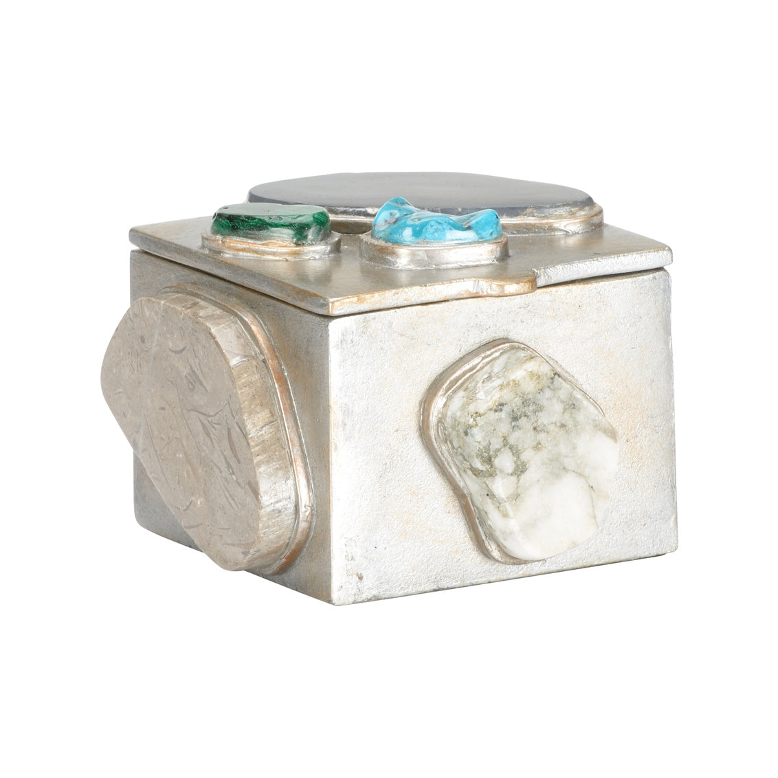 Caribbean Gold Jewelry Box - Square