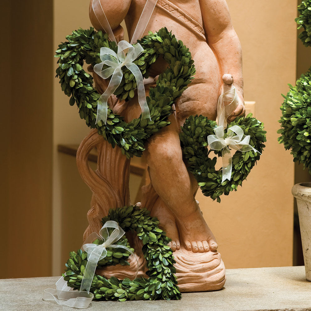 Evergreen Heart Wreaths, Set of 3