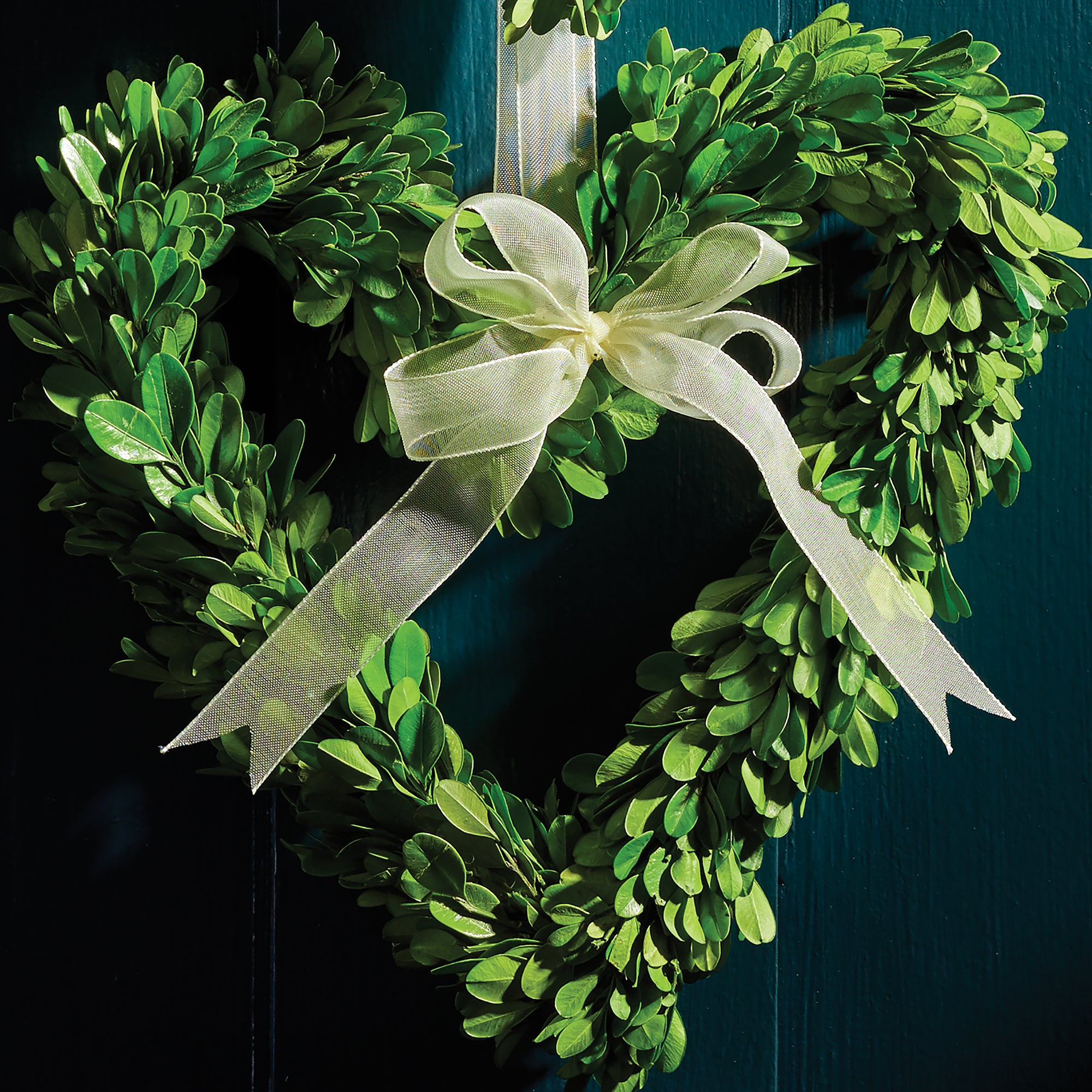 Evergreen Heart Wreaths, Set of 3