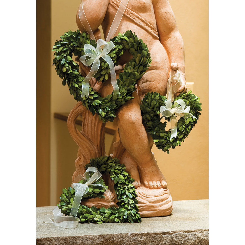 Evergreen Heart Wreaths, Set of 3