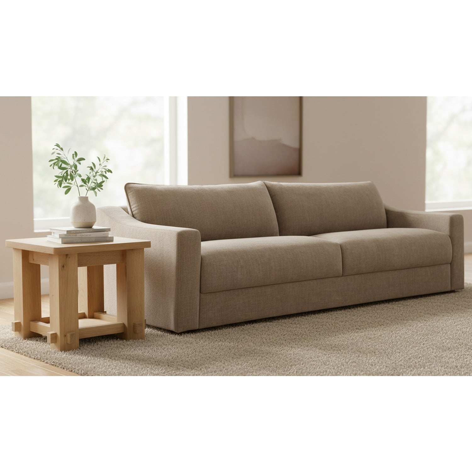 Paisley Side Table Natural
