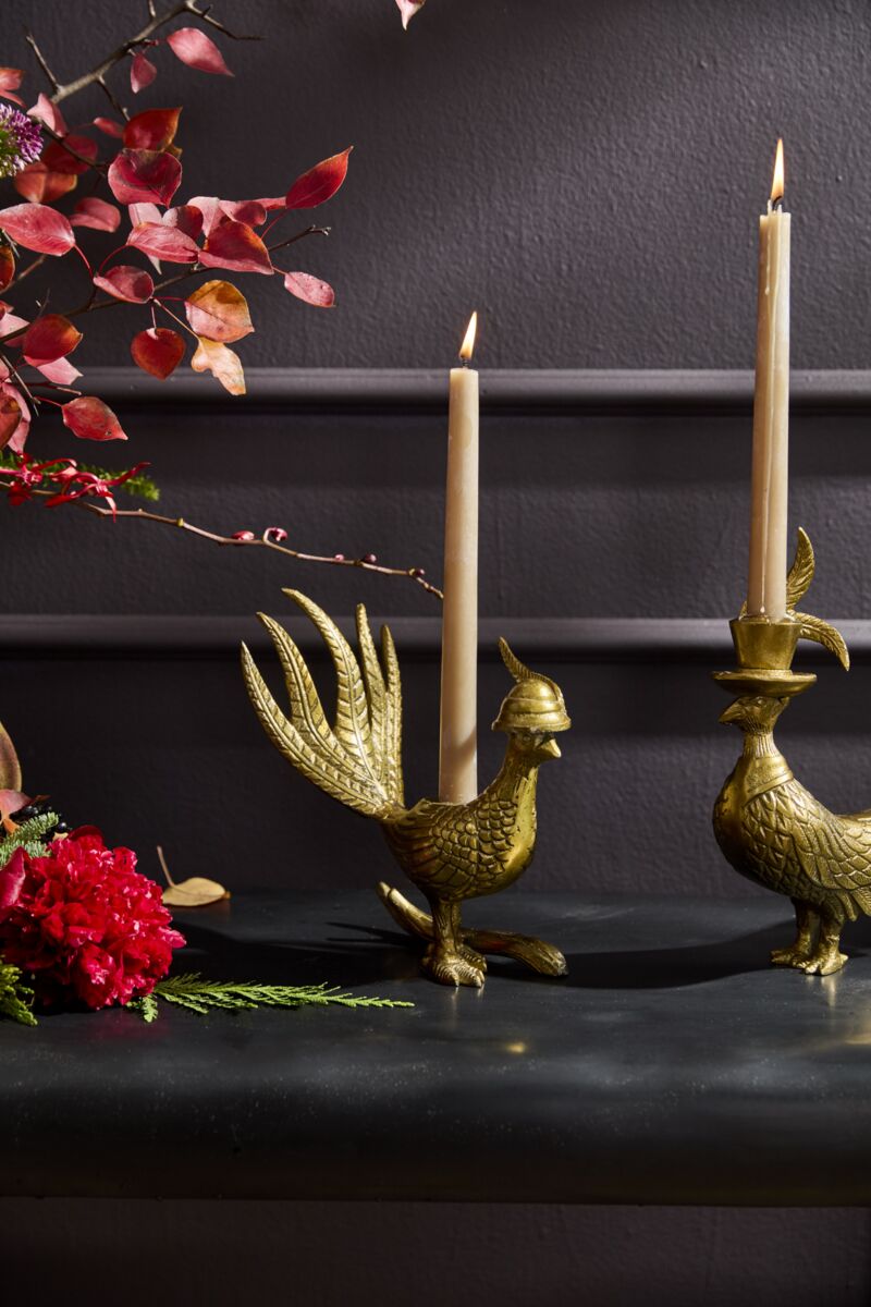 E+E Pheasant Candlestick