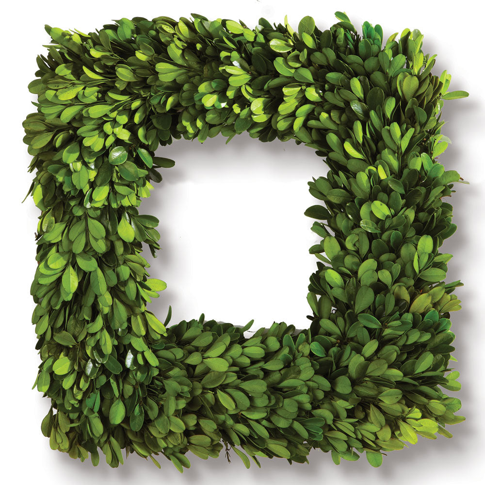 Evergreen Square Wreath 16"