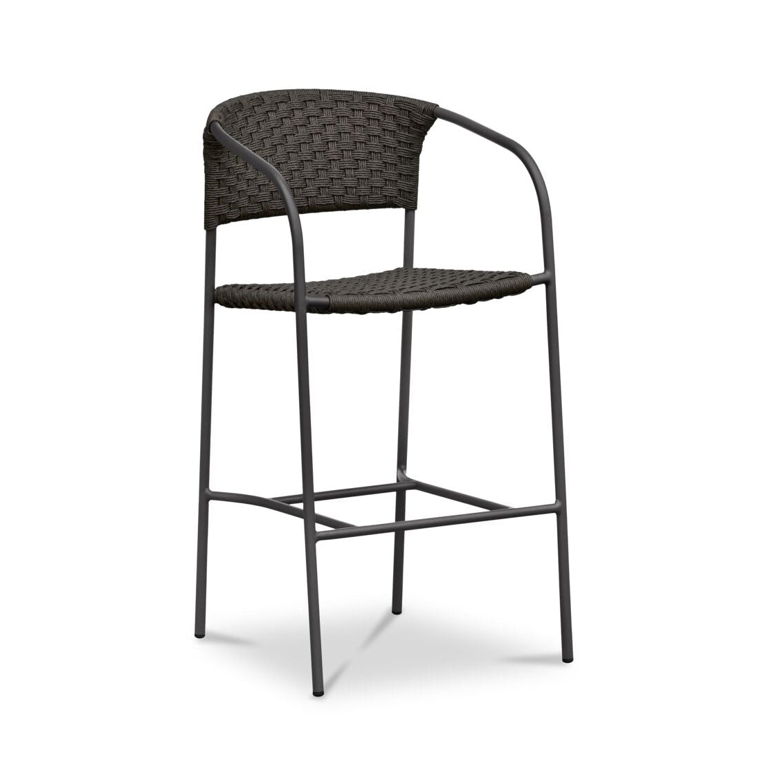 Finley Outdoor Bar Stool Dark Brown