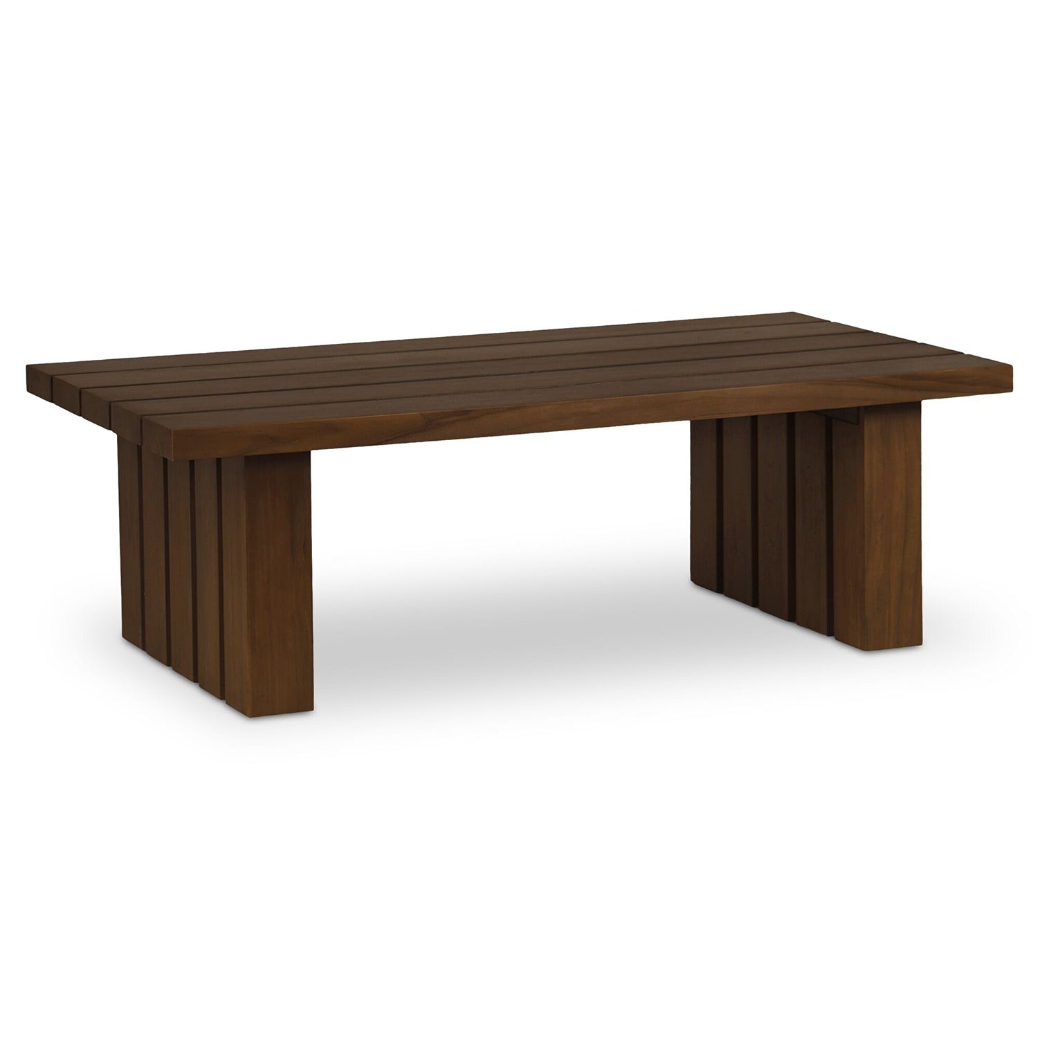 Asher Outdoor Coffee Table Brown
