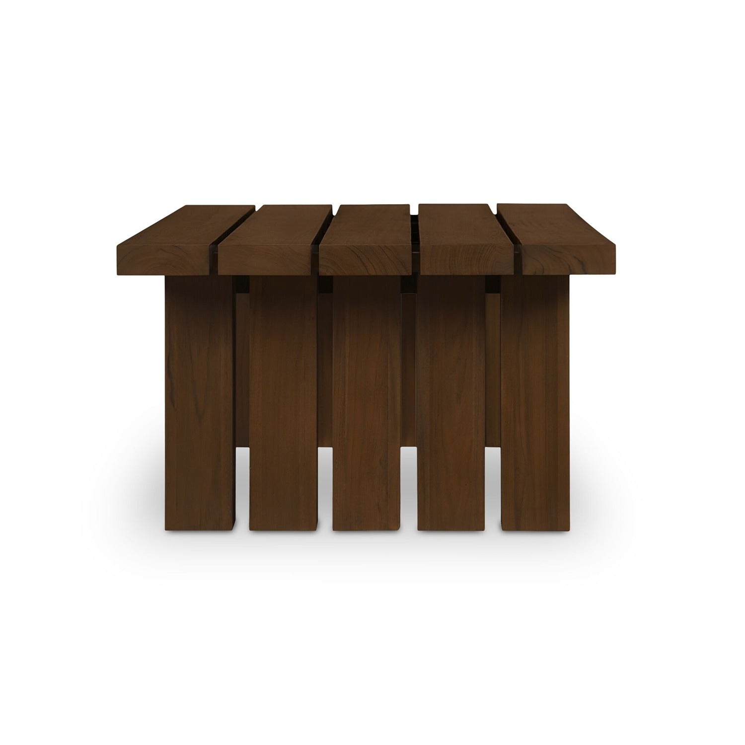 Asher Outdoor Coffee Table Brown