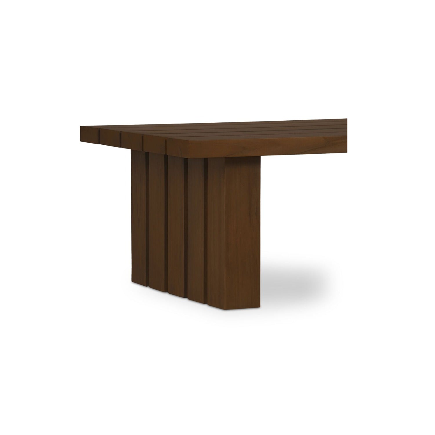 Asher Outdoor Coffee Table Brown