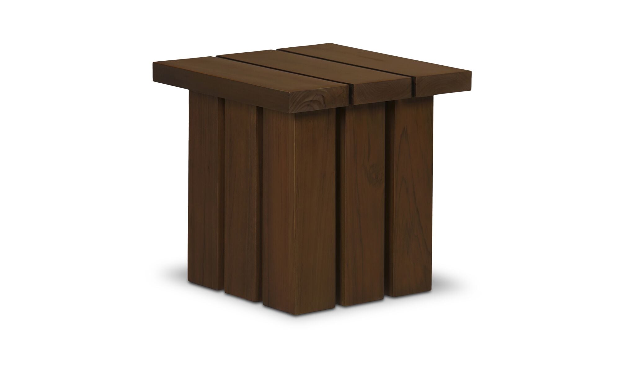 Asher Outdoor Side Table Brown