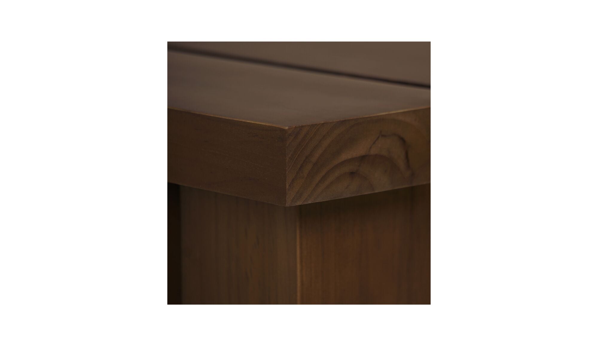 Asher Outdoor Side Table Brown