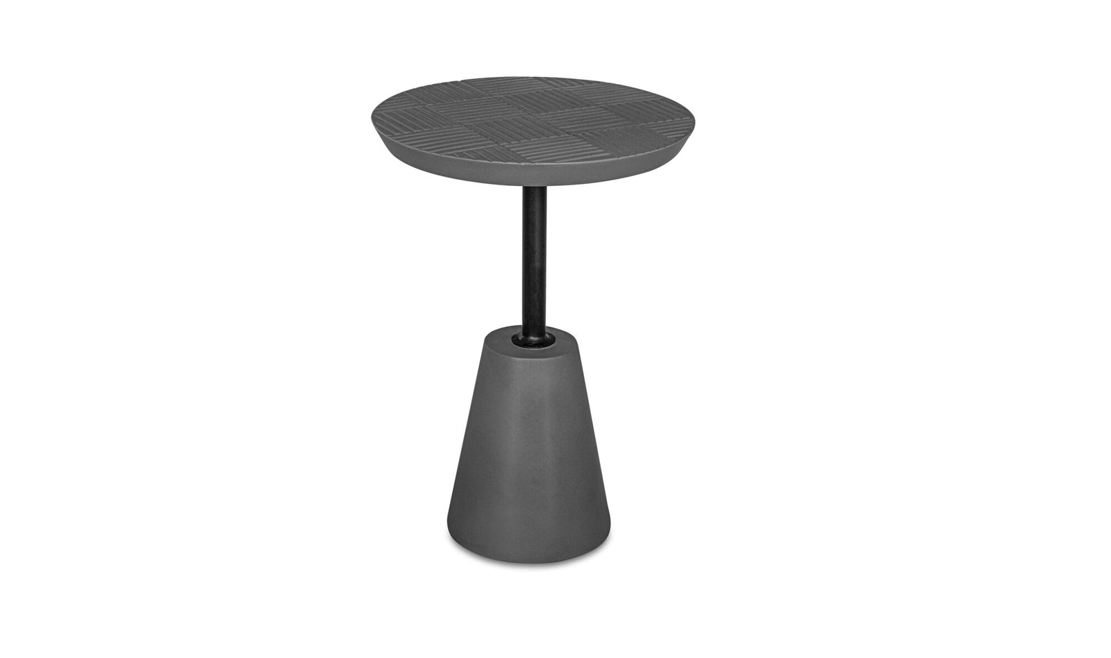 Tatiana Outdoor Accent Table Dark Grey