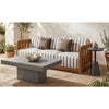 Zoya Outdoor Sofa Brown Stripe