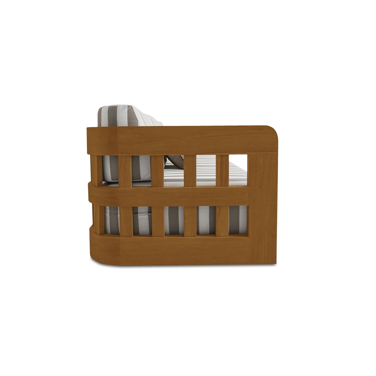 Zoya Outdoor Sofa Brown Stripe