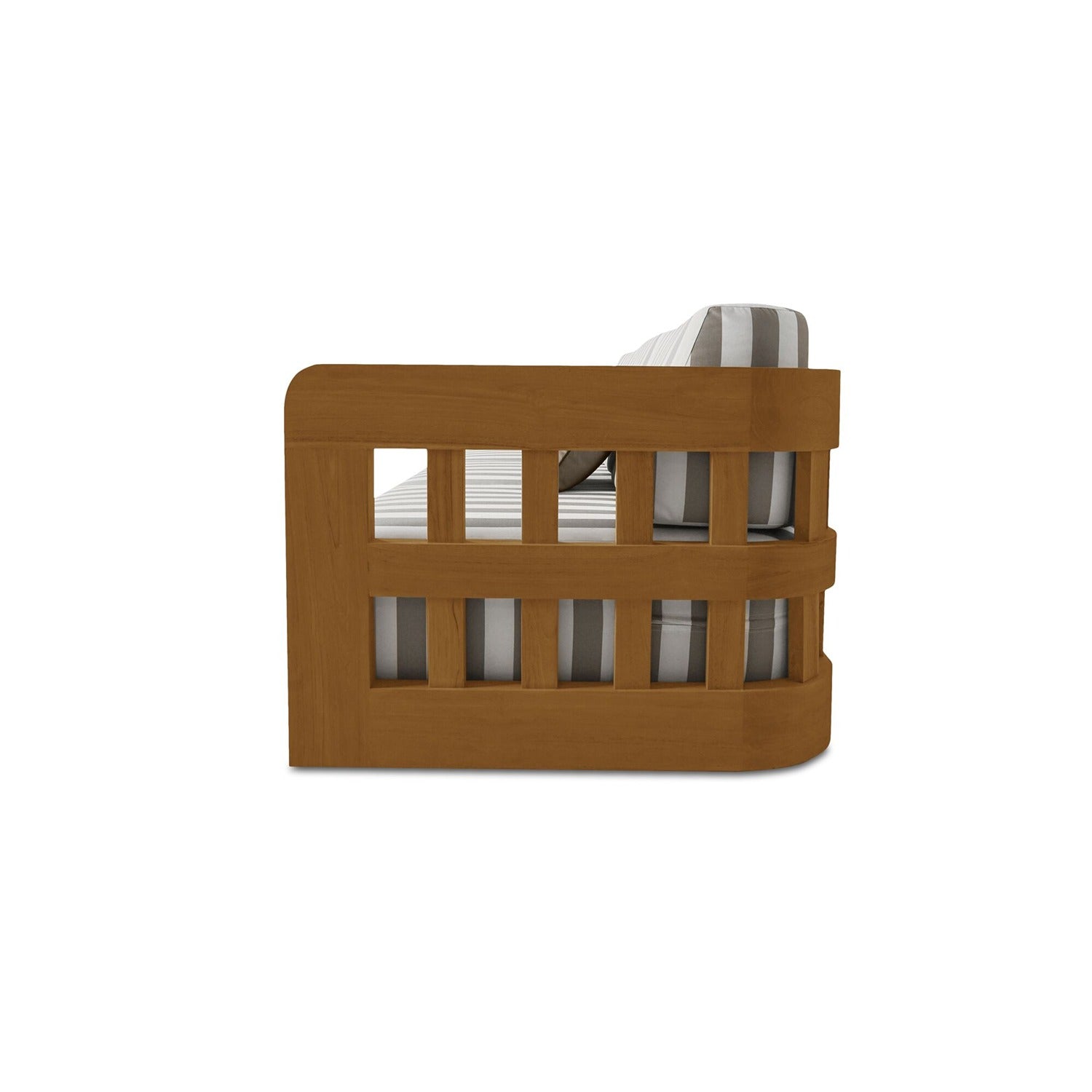 Zoya Outdoor Sofa Brown Stripe