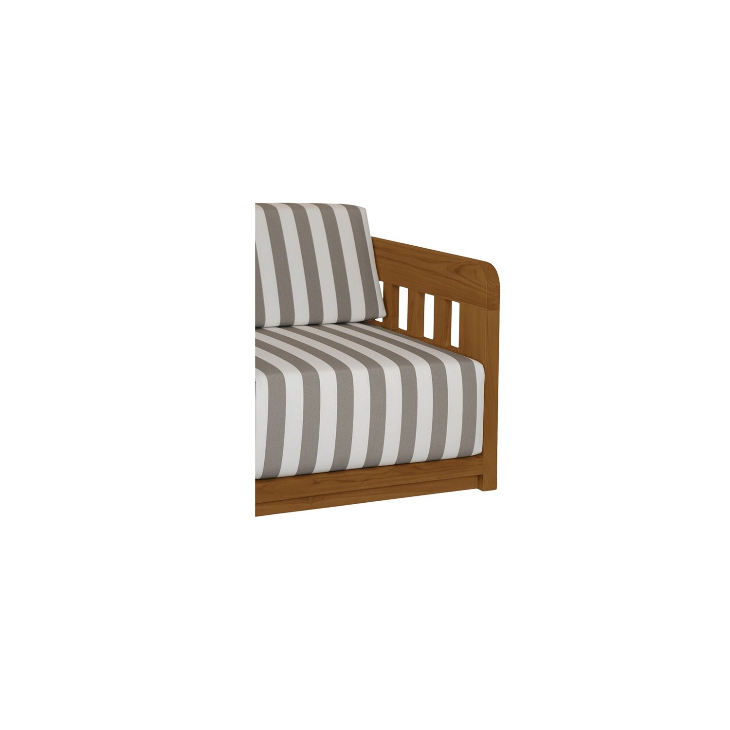 Zoya Outdoor Sofa Brown Stripe