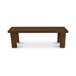 Allegra Outdoor Bench Brown